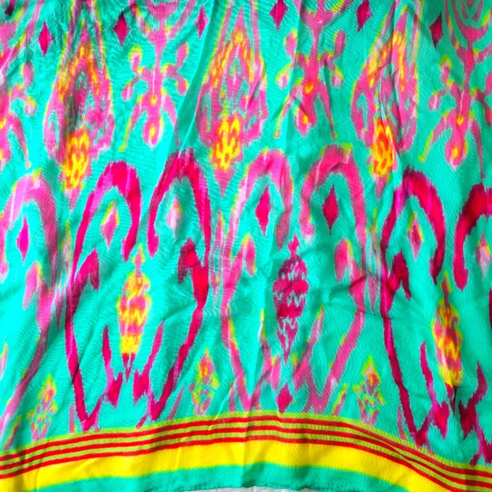 Stella & Dot Rectangle Bright Island Scarf Wrap *Open For Top Ideas👚EUC